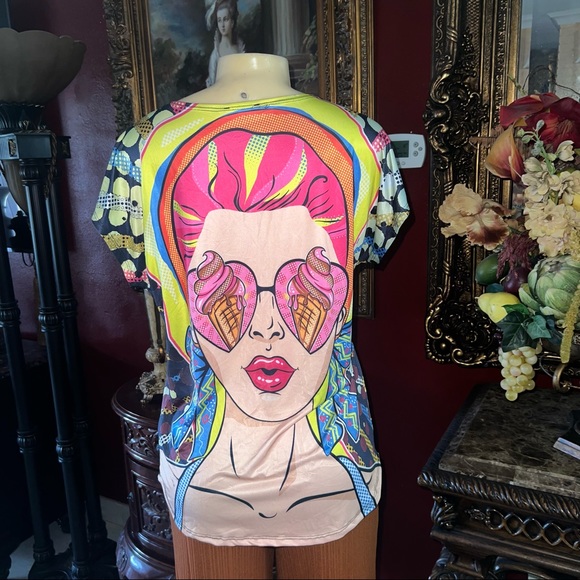 💙♥️💙 BUNDLE 💙 Chico’s blouse 3/4 sleeve and love J blouse short sleeve. - Picture 12 of 16